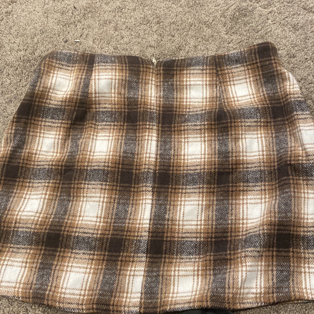 plaid shein skirt - Picture 2 of 2